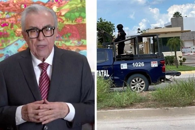 Arman operativo en fraccionamiento donde vive Rocha Moya