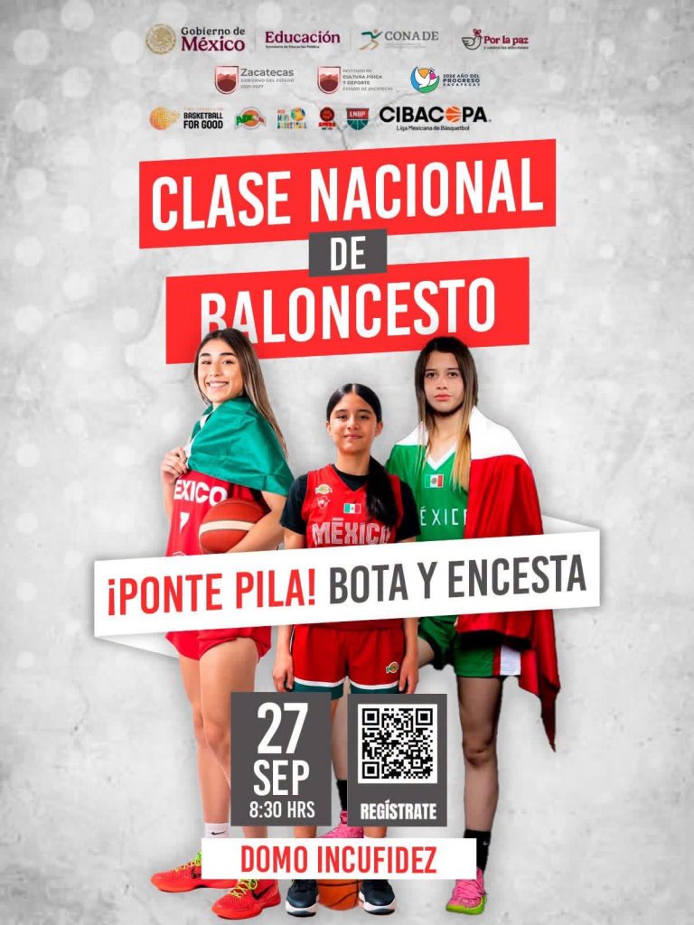 Zacatecas se suma a la Clase Nacional de Baloncesto
