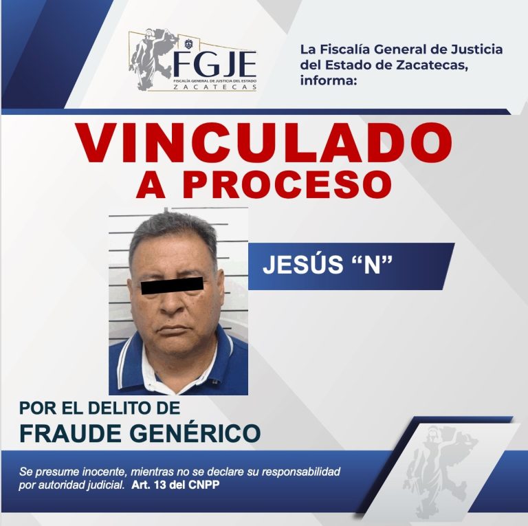 Vinculan a proceso a Jesús «N» por fraude genérico