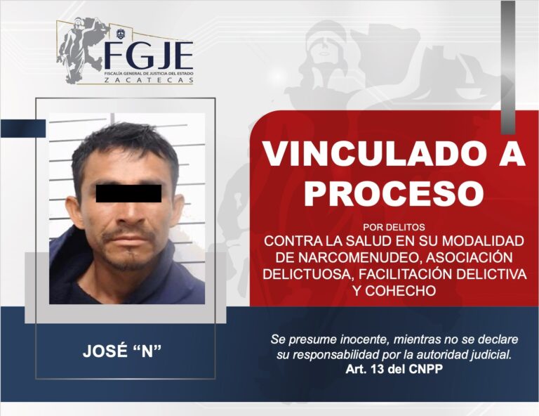 Juez dicta auto de vinculación contra José “N”