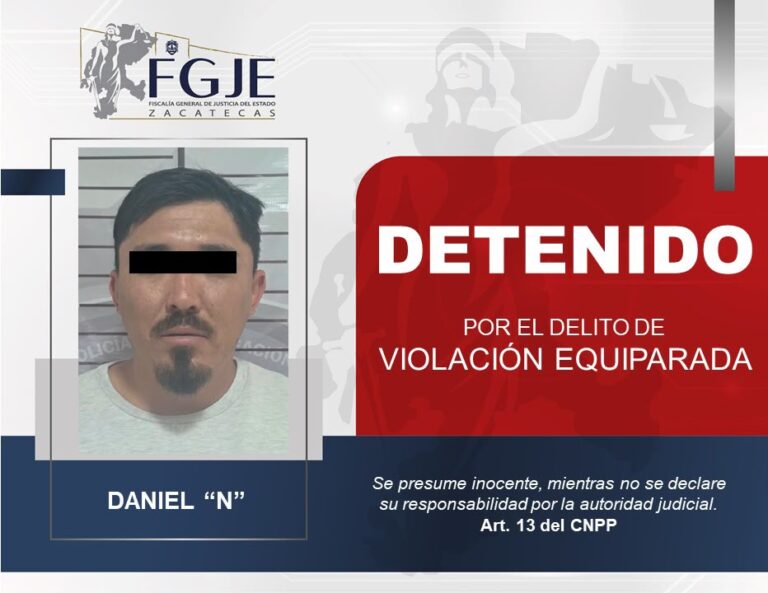 Cumplimentan orden de aprehensión contra presunto violador