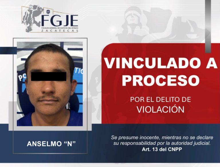 Vinculan a Anselmo por el delito de violación