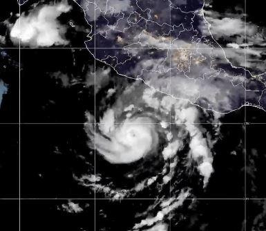 Alertan por huracán «Trudy» y lluvias torrenciales
