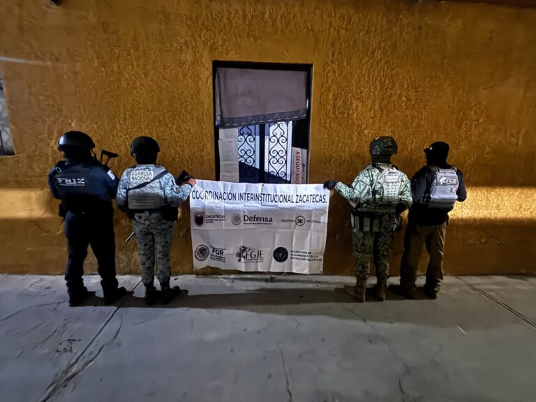 Aseguran inmueble y armamento en Genero Codina
