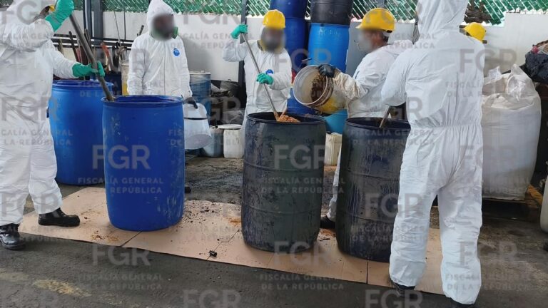 Destruye FGR sustancias prohibidas halladas en centros clandestinos