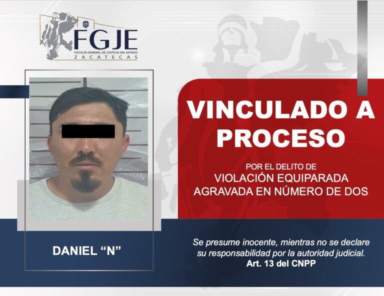 Vinculan a proceso a Daniel “N” por violación equiparada