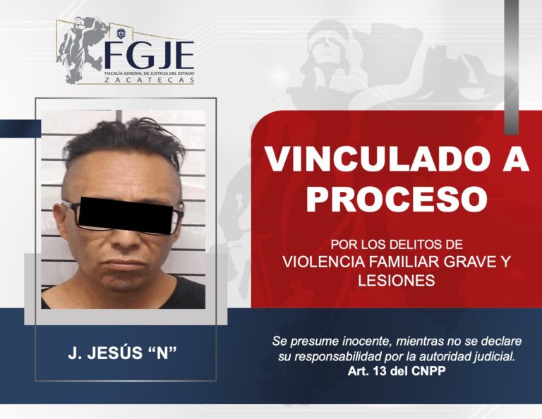 Vinculan a J. Jesús “N” por violencia y lesiones