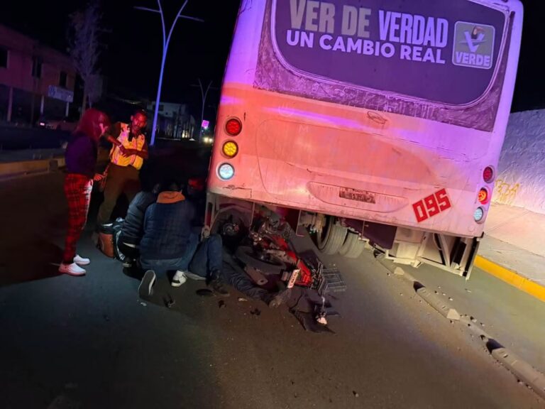 Choca motociclista contra ruta de Guadalupe