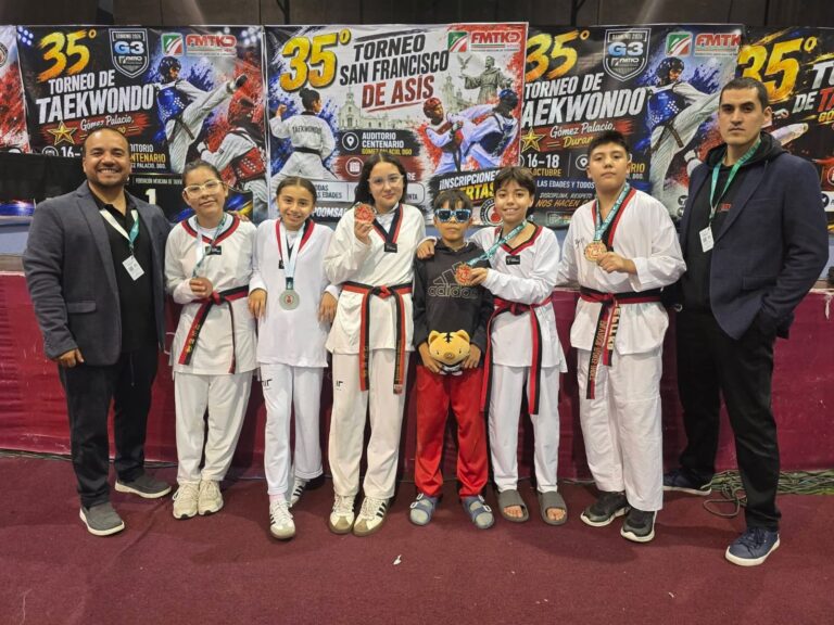 Cosecha Zacatecas 10 medallas en el Nacional G3 de Taekwondo