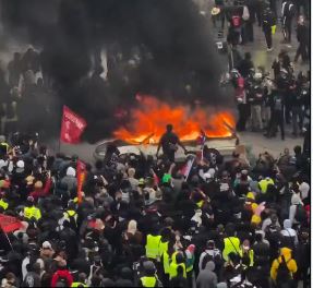 Desplegará Francia militares para protestas de fin de semana