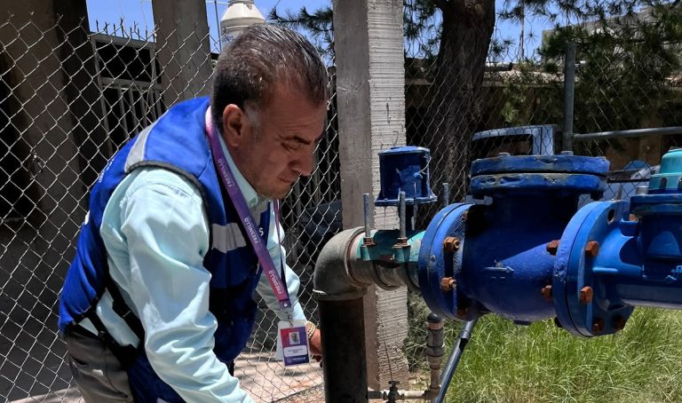 Distribuyen cloro para potabilizar agua