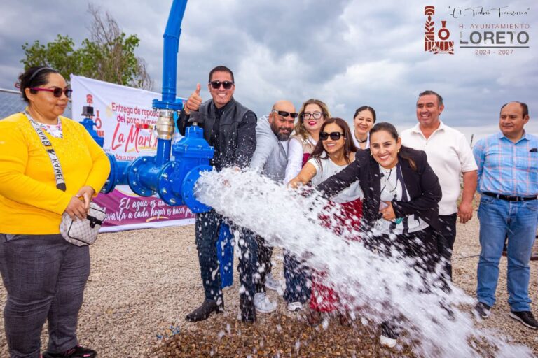Inauguran pozo La Martinica